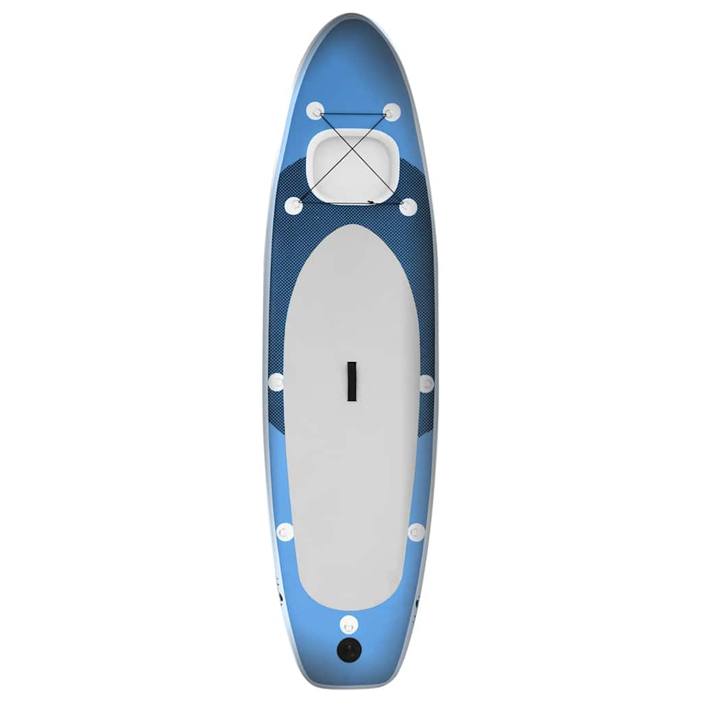 Vidaxl Stand Up Paddleboard Set aufblasbare 300x76x10 cm Seeblau