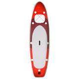 Vidaxl Stand Up Paddleboard Set Inflable 300x76x10 cm rojo