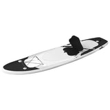 Vidaxl Stand Up Paddleboard Zestaw nadmuchiwany 300x76x10 cm czarny