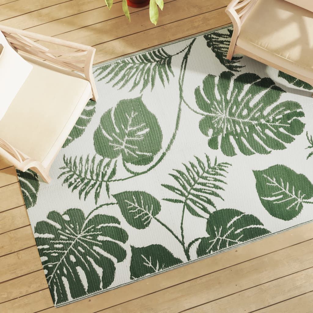 Vidaxl à l'extérieur du tapis Arakil 140x200 cm vert polypropène