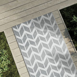 Vidaxl Extérieur Rug 80x150 cm pp Gray