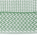 Vidaxl ausserhalb rug aakil 80x150 cm Polypropen Green