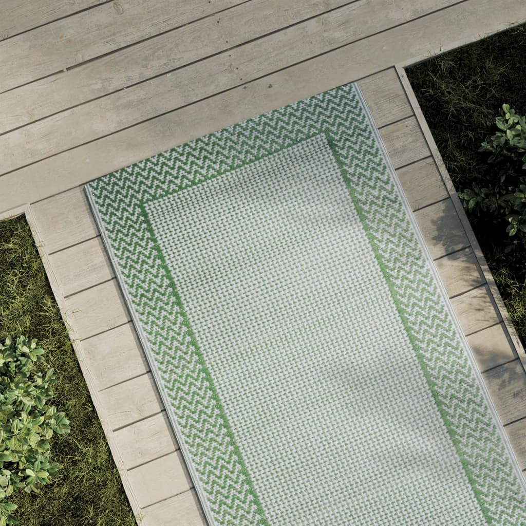 Vidaxl outside rug 80x250 cm polypropene green