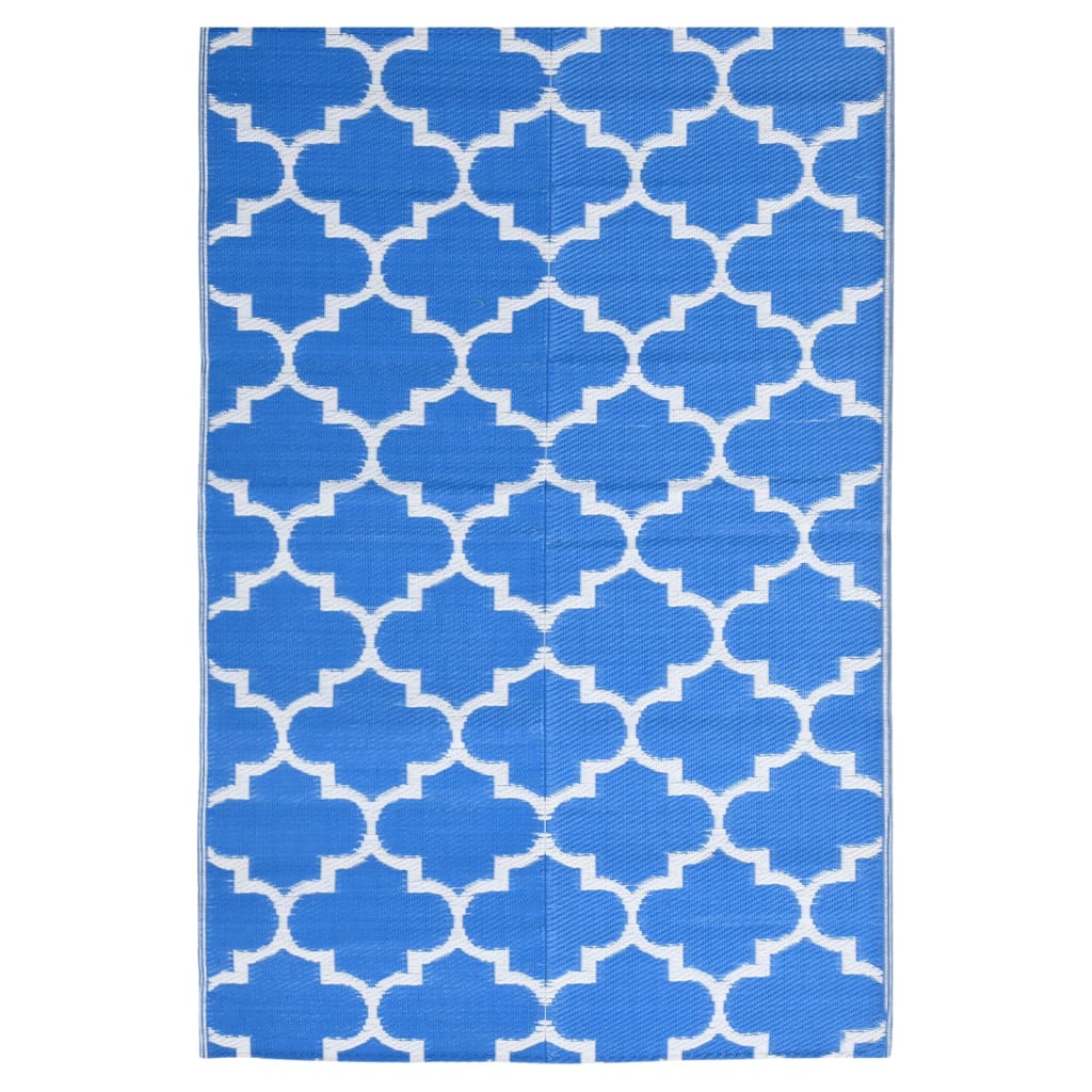 VidaXL Buitenkleed 160x230 cm polypropeen blauw