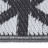 Vidaxl outside rug 80x250 cm polypropene black