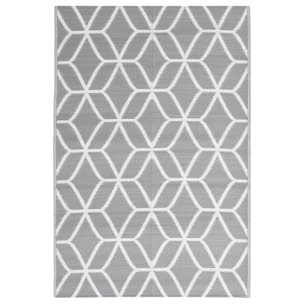 Vidaxl ausserhalb rug 14000200 cm Polyprope Grey