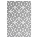 Vidaxl ausserhalb rug 14000200 cm Polyprope Grey