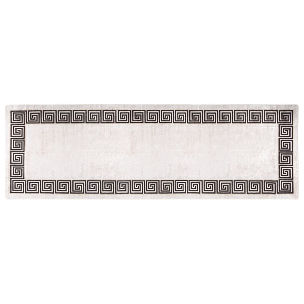 Tappeto vidaxl lavabile antiscivolo 80x300 cm beige