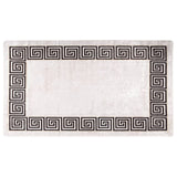 Tapis vidaxl Anti-slip lavable 190x300 cm beige clair