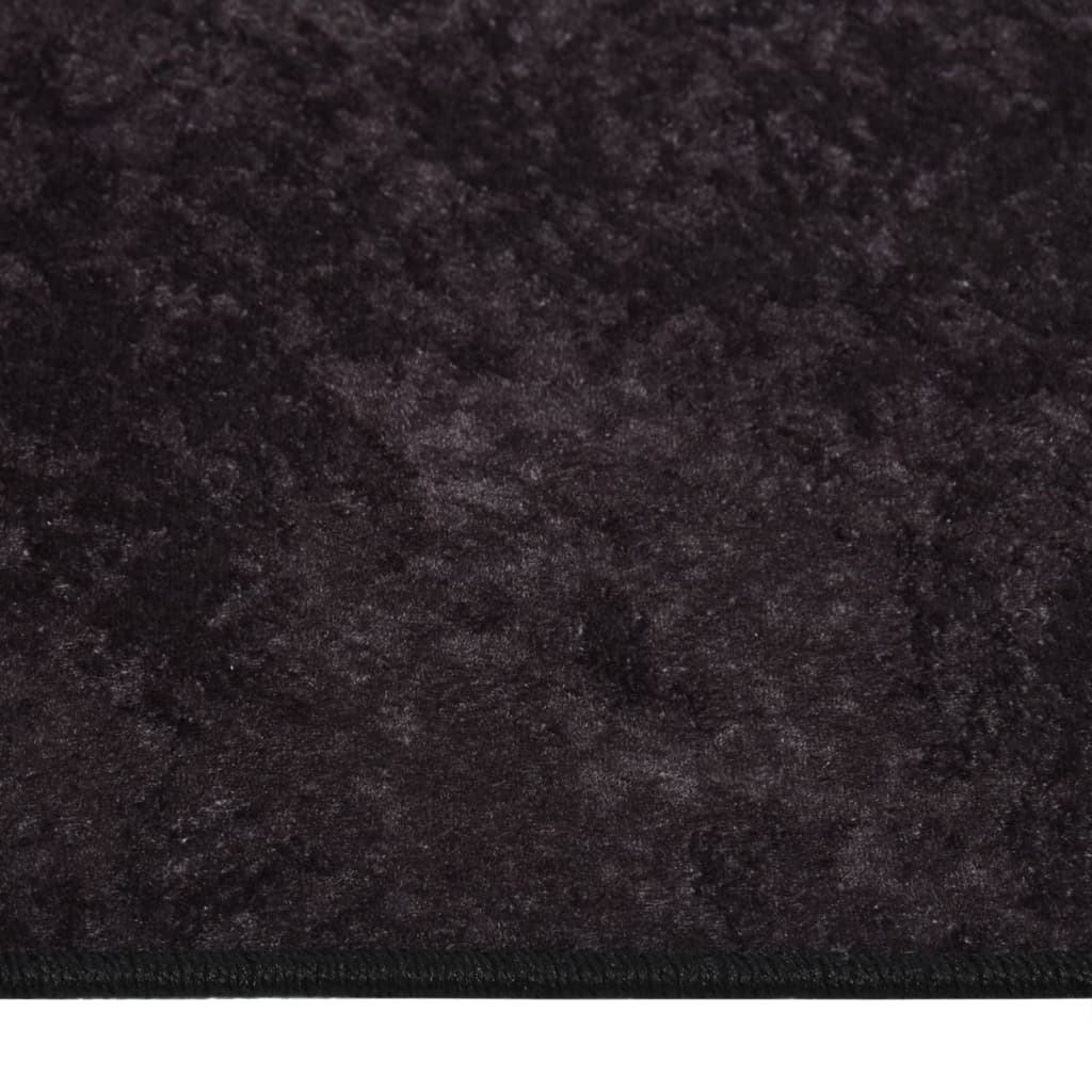 Vidaxl Rug Washable Anti-Slip 190x300 cm Anthracite-Colored