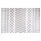 Tapis vidaxl Anti-slip 80x150 cm noir et blanc