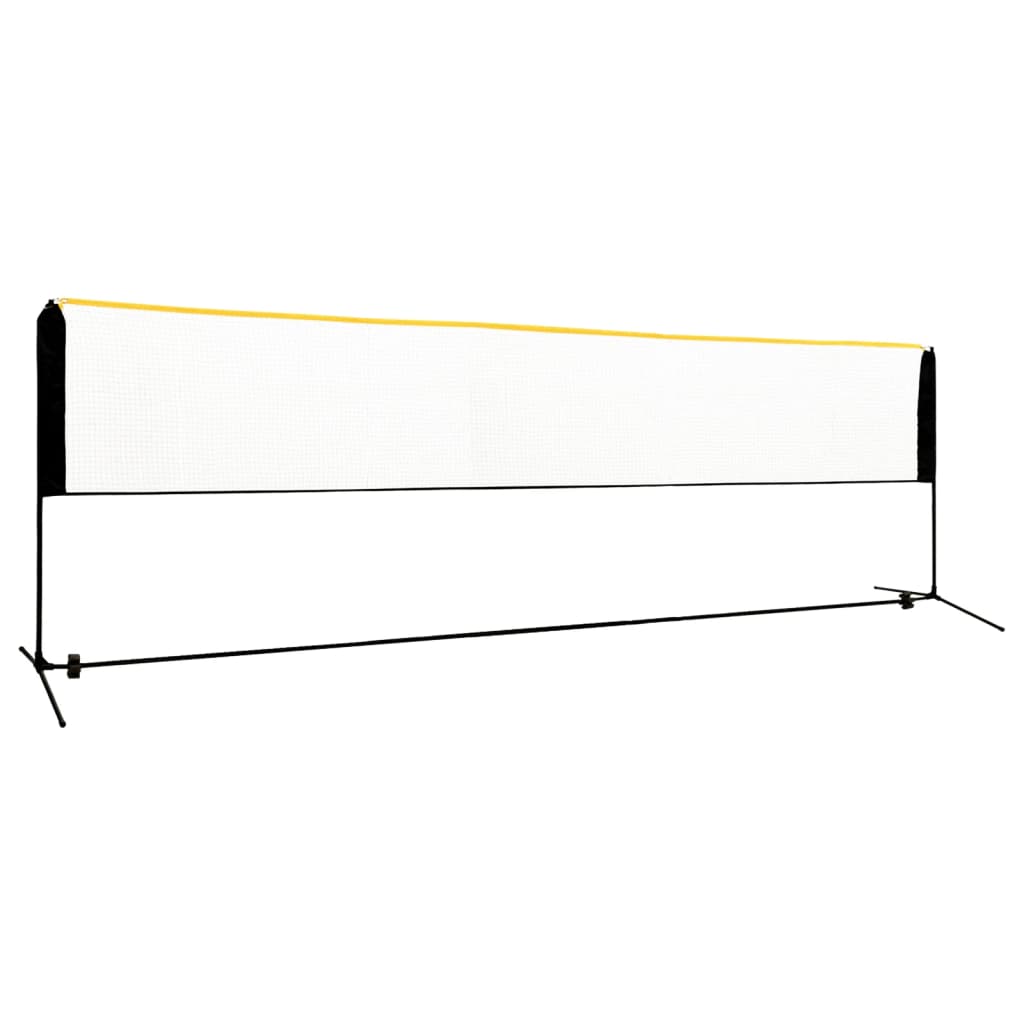 VIDAXL Badmintonnet regolabile 500x103x94-158 cm metallo