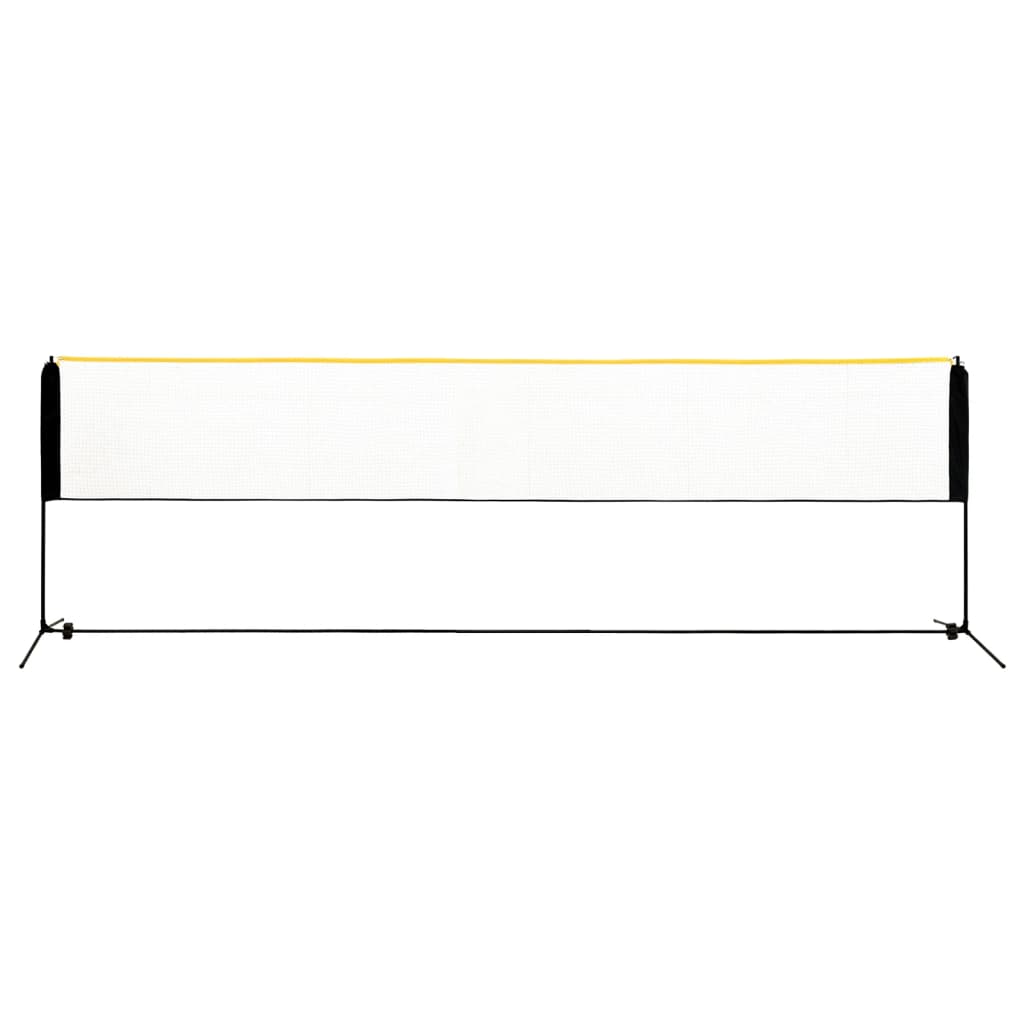 VIDAXL Badmintonnet regolabile 500x103x94-158 cm metallo