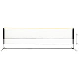 VIDAXL Badmintonnet regolabile 500x103x94-158 cm metallo