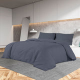 Vidaxl Duvet Racelay Set Lightweight 140x200 cm Microfiber Anthracite