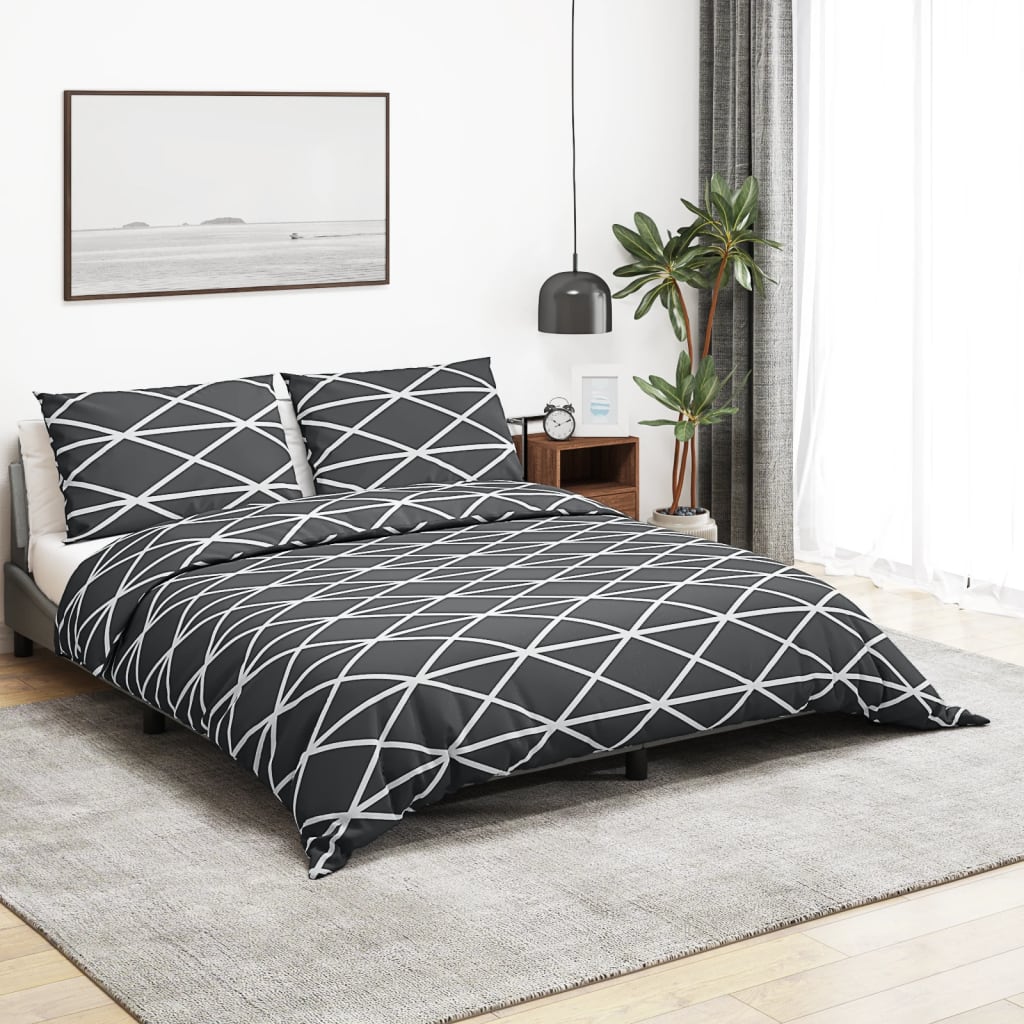 Vidaxl duvet iwwerraschend 135x200 cm Koteng gro