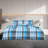 Vidaxl Duvet Cover Set 135x200 cm Koteng blo a gro