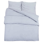 VidaXL duvet crossing set 200x200 cm cotton gray