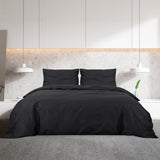 Vidaxl Duvet Racelay Set 260x240 cm Coton noir