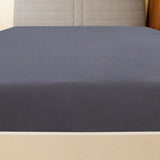 Vidaxl Fitted Sheet Jersey 140x200 cm Cotton Anthracite -colored