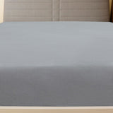 Vidaxl Fitted sheets 2 St Jersey 90x200 cm Cotton Gray