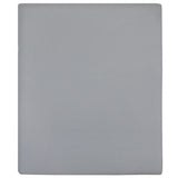 Vidaxl fitted sheet jersey 100x200 cm cotton gray