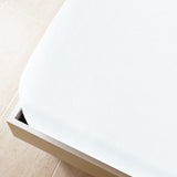 Vidaxl Fitted sheet Jersey 90x200 cm Cotton White