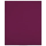 Vidaxl dopasowany blacha 90x200 cm bawełniana Bordeaux czerwona