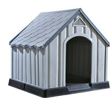 Vidaxl dog loft 92x87x91 cm plastic gray