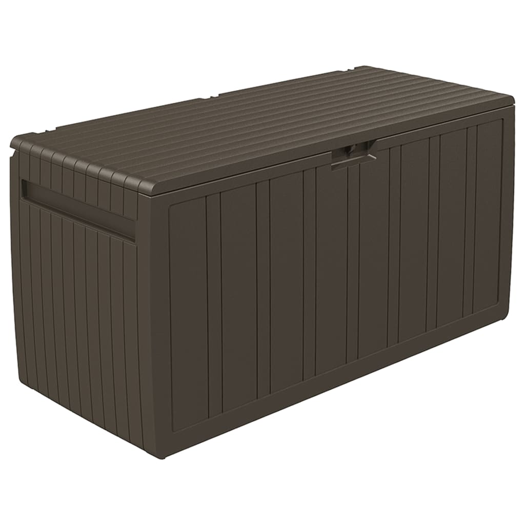 Vidaxl -Kissenbox 117x45.5x57,5 cm 270 l Braun