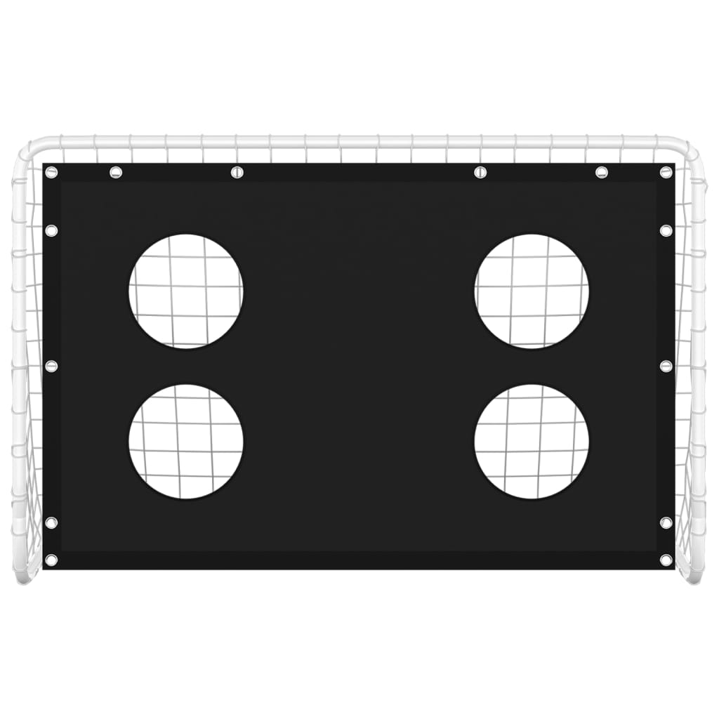 Objetivo de entrenamiento de Vidaxl Football Target 184x61x122 cm de acero