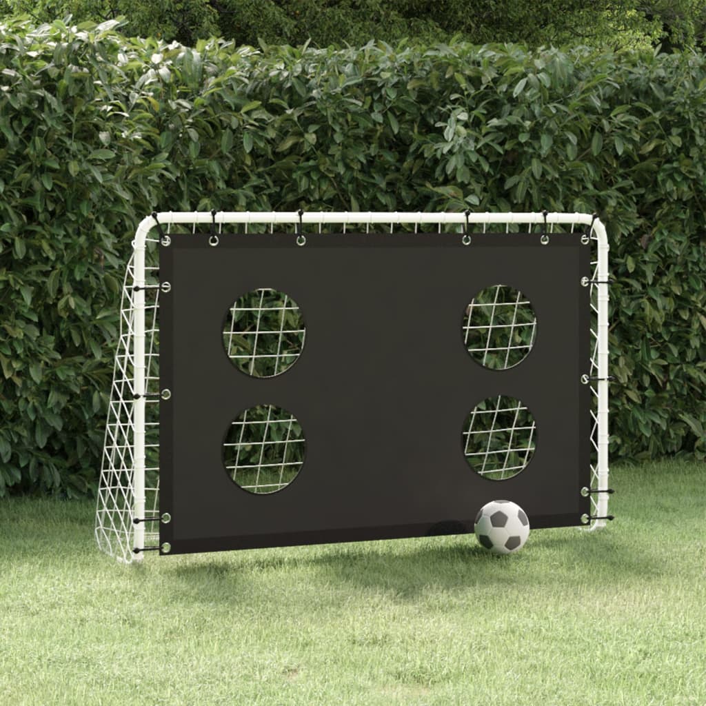 Obiettivo di allenamento del bersaglio di calcio Vidaxl 184x61x122 cm Steel