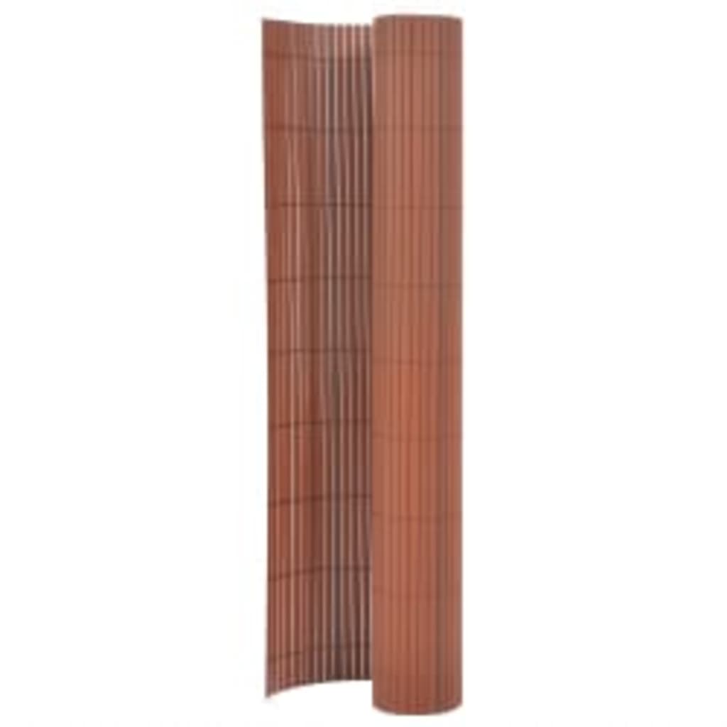 Bidaxl Garden Fencing Double -sidosid 90x400 cm Brown