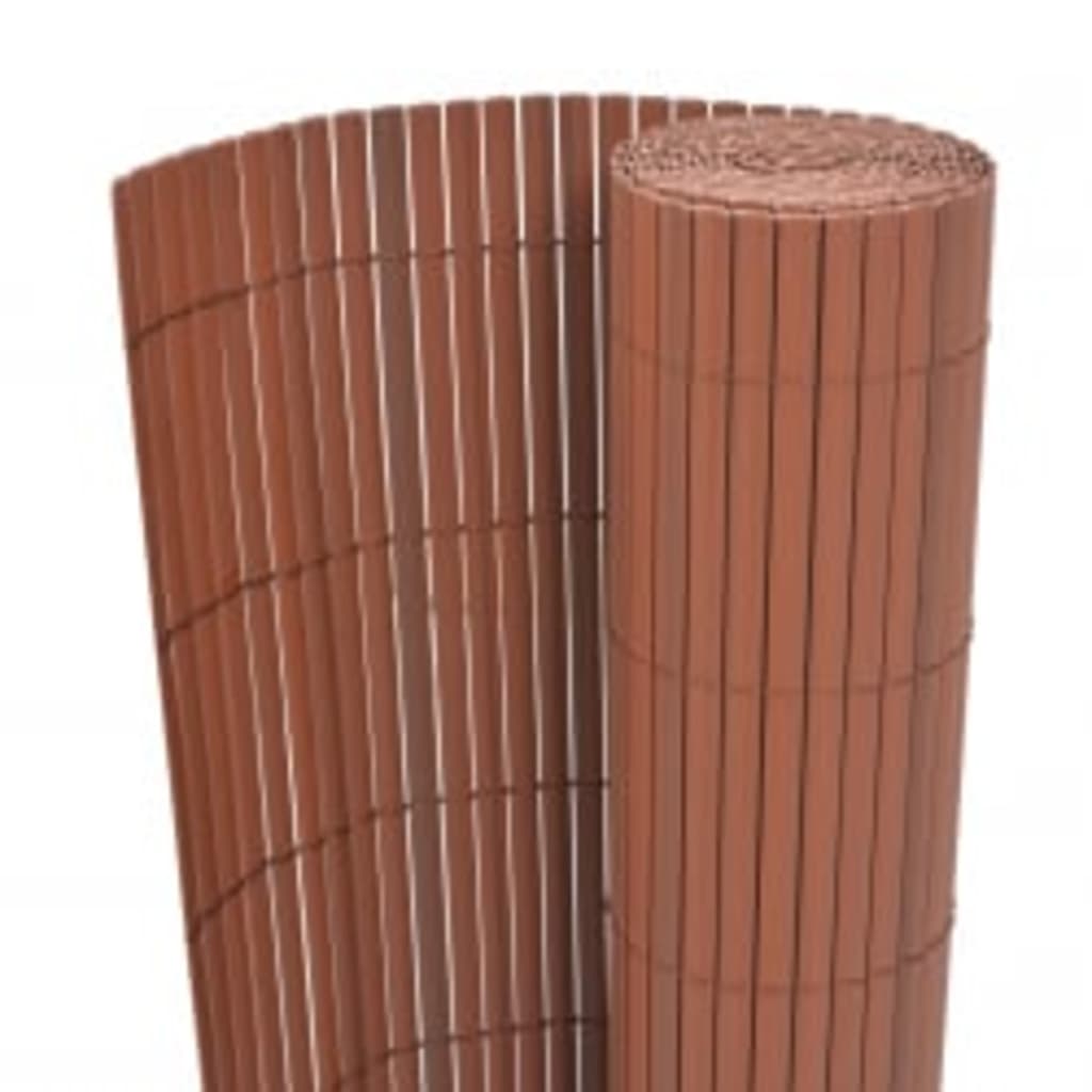 Bidaxl Garden Fencing Double -sidosid 90x400 cm Brown