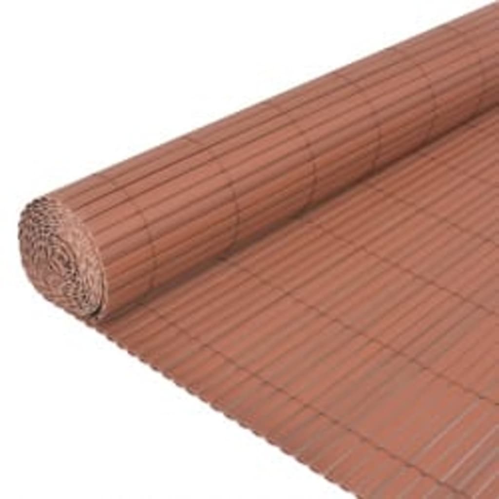 Bidaxl Garden Fencing Double -sidosid 90x400 cm Brown