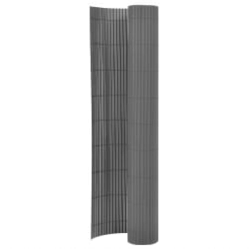 VidaXL Garden fencing Double -sided 90x400 cm Gray