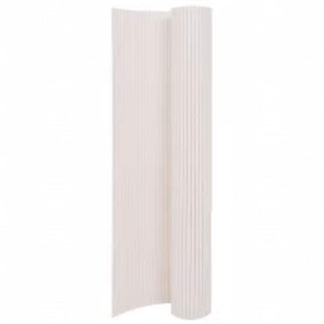 Vidaxl garden fence double-sided 110x300 cm white