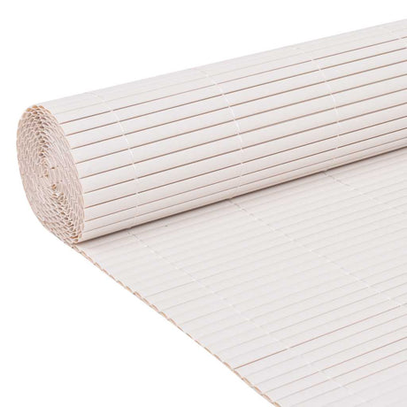 Vidaxl garden fence double-sided 110x300 cm white