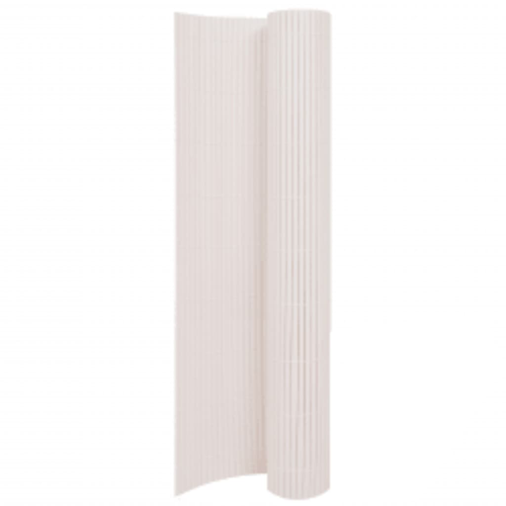 VidaXL Garden fencing double -sided 110x500 cm white