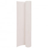 VidaXL Garden fencing double -sided 110x500 cm white