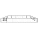 VidaXL Dog Kennel 60 m² Steel Black