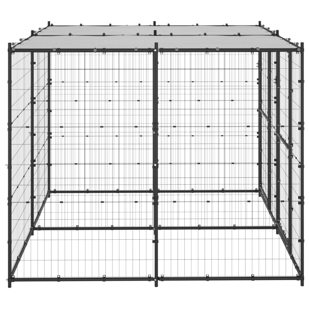 Vidaxl Dog Kennel with roof 4.84 m²