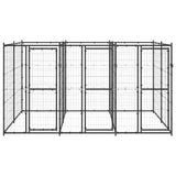 VidaXL Dog Kennel 7.26 m² Steel