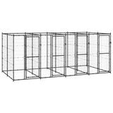 Vidaxl Dog Kennel 9,68 m² Steel