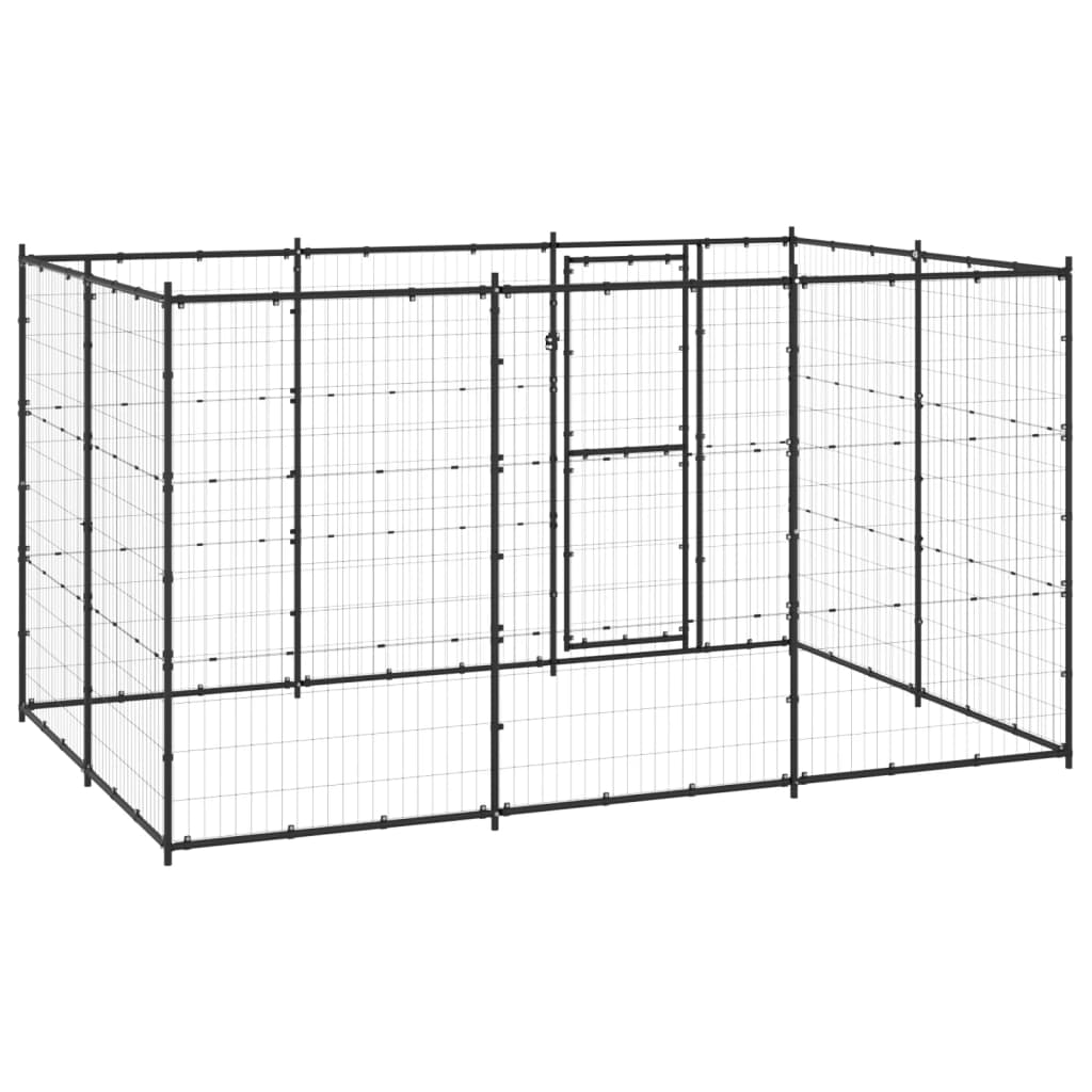 VidaXL Dog Kennel 7.26 m² Steel