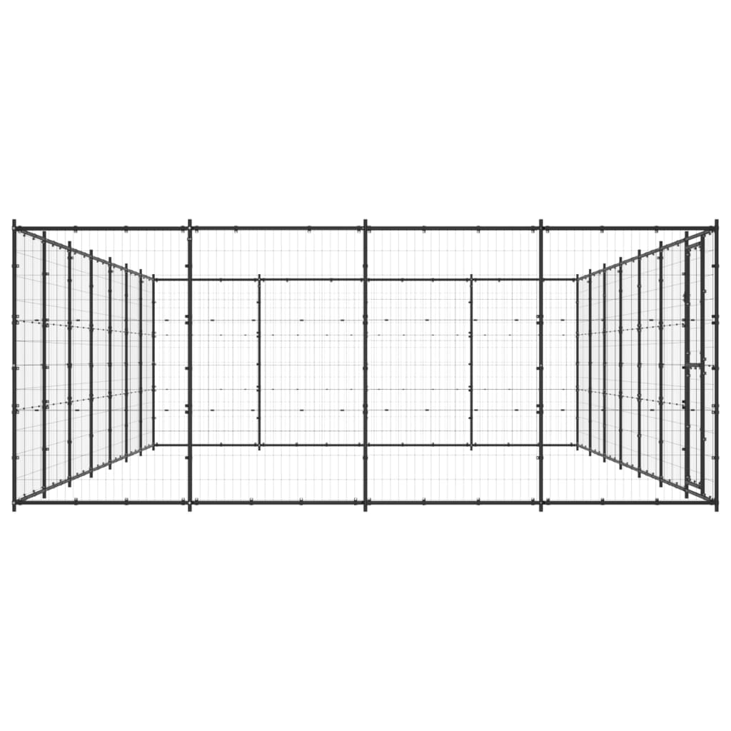 VidaXL Dog Kennel 33.88 m² Steel