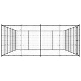 VidaXL Dog Kennel 33.88 m² Steel