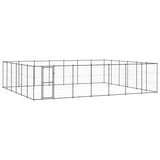 Vidaxl Dog Kennel 50,82 m² ocel