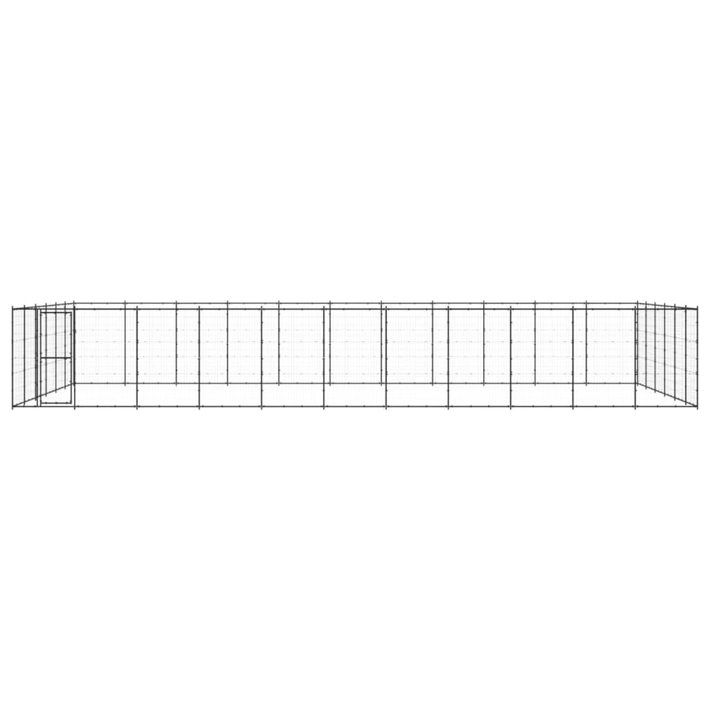 VidaXL Dog Kennel 79.86 m² Steel