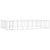 VidaXL Dog Kennel 65.34 m² Galvanized steel